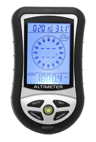 Altimetro Barometro Brujula Termometro Digital 8 En 1