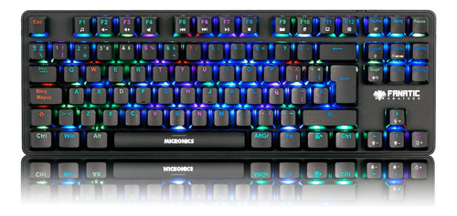 Teclado Gamer Micronics Kratos Mic Fk1008 Rgb