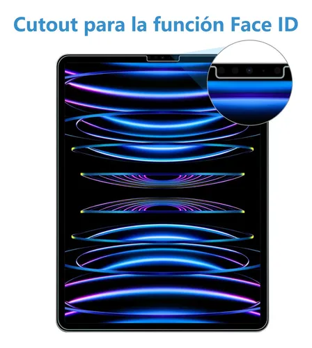 ' 3 Pzas Mica Cristal Templado For iPad Pro 12.9 2018 A 2022