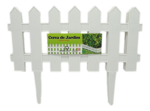 Kit 12 Cercas Decorativa P/jardim De Plastico Modelo Inglês