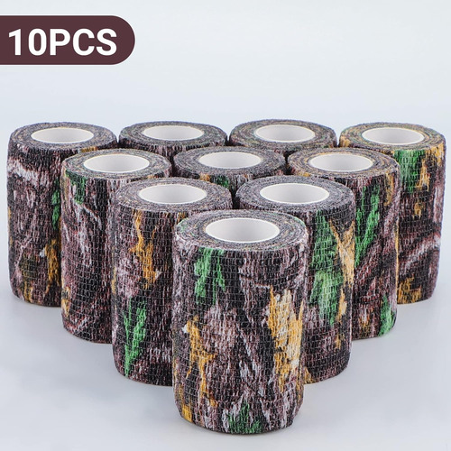 4/10 Roll Camo Tape Wrap, Camouflage Self-adhesive Camo Stic