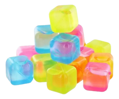 Cubos Hielo Ecologicos Reutilizables Colores X 18 Unidades