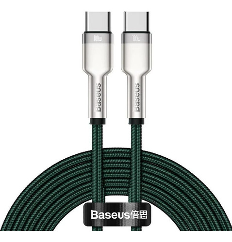 Cable Baseus 2 M Usb Tipo C A C Pd 2.0 Q.c 3.0 100w 20v 5a