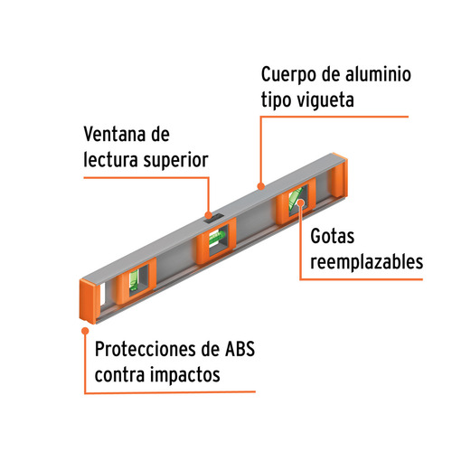 Nivel 18' Truper 17034