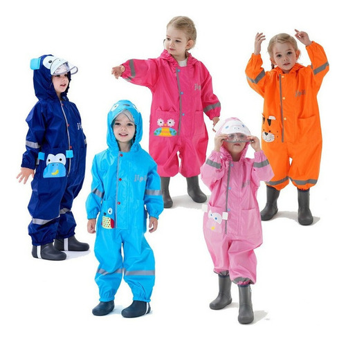 Traje Impermeable De Una Pieza Para Niños Nuevos 2022