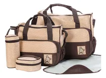 Comprar Bolsos Maternales 5 De Calidad Con Cambiador Color Marrón