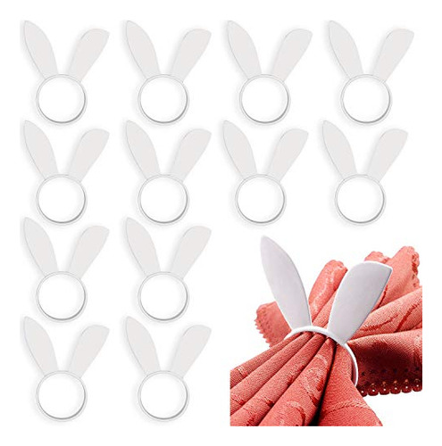 Anillo Servilletero Conejo Pascua 12 Uds.