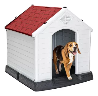 Casa Para Perro Chico Mediano Térmica De Plástico 73cm