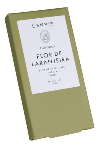 Barra Cera Perfumada Difusor Flor De Laranjeira 40g Lenvie