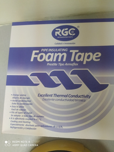 Cinta Aislante Para Refrigeración Prestite Tipo Armaflex