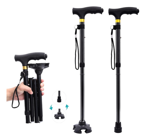 Baston De Caminar Para Hombres Y Mujeres, Baston Plegable Co