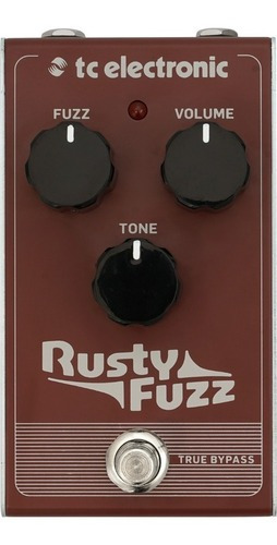 Pedal De Efecto Tc Electronic Rusty Fuzz P/ Guitarra Color Marrón