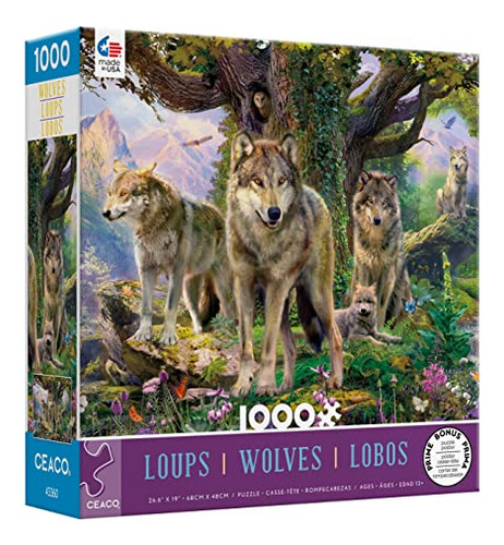 Ceaco - Lobos - Lobos En La Naturaleza - 1000 Pedazo 48kji