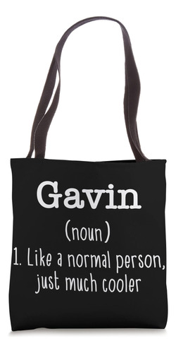 Definición De Gavin Nombre Personalizado Bolsa De Tela Diver