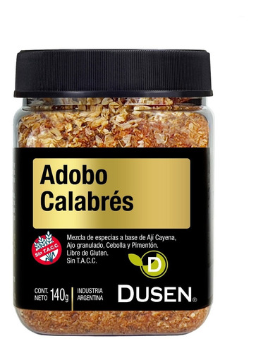 Adobo Calabrés - Sin Tacc - Pote De 140gr