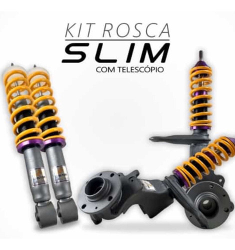 Imagen 2 de 5 de Kit Regulables Fiat Uno Súper Slim Regulables Castor