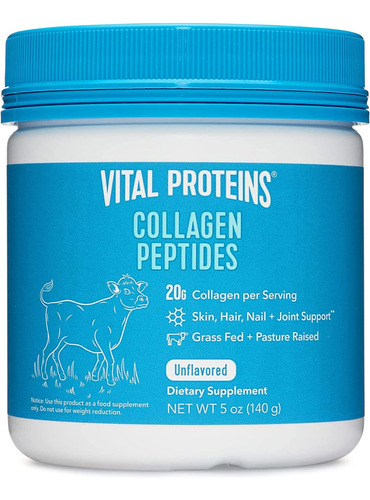Imagen 1 de 5 de Vital Proteins Suplemento De Péptidos De Colágeno En Polvo