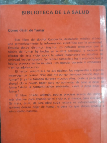 Imagen 2 de 4 de Como Dejar De Fumar * Carlos A. Capdevila * Lidiun *