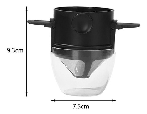 Imagen 8 de 11 de Conejo De Gotero De Acero Inoxidable Negro Con Taza