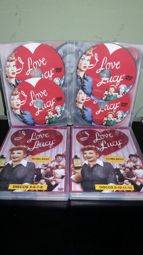 Box Dvd I Love Lucy - Dublado ( 12 Dvds - 3 Boxes