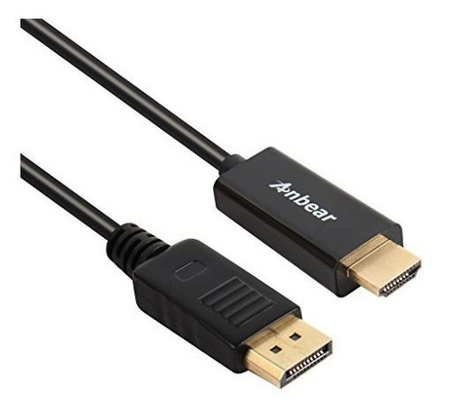 Cable Displayport A Hdmi De 6 Pies, Puerto De Pantalla Anbea