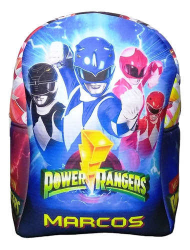 Mochila Infantil Personalizada Power Rangers