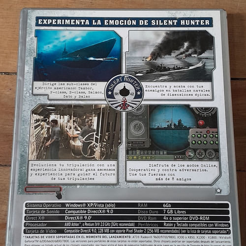 Pc Juego Silent Hunter 4 Submarinos Videojuego P Computadora