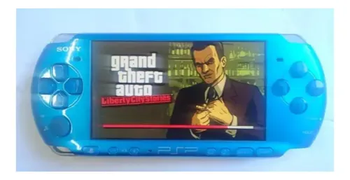 Console Sony Psp 3000 Azul Original Japonês + Bateria Nova