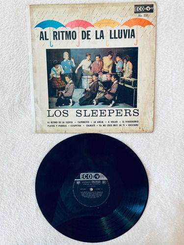 Los Sleepers Al Ritmo De La Lluvia Lp Vinyl Vinilo Mex 1962