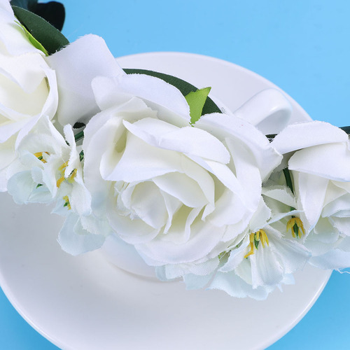 Diademas Artificiales Con Flores Artificiales, Diadema Con F