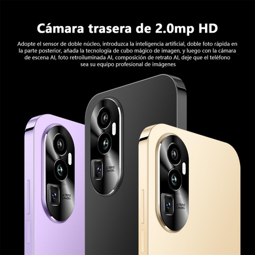 Teléfono Inteligente Android Barato Rino10 5.0 Pulgadas Ram 1 Gb Y Rom 8 Gb Dorado