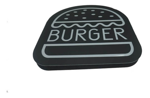 Letreiro Led Luminoso Burger - Decoração Hamburgueria