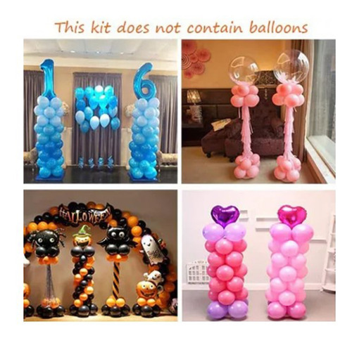 Kit De Columnas De Globos, Decoración De Torre De Plástico P