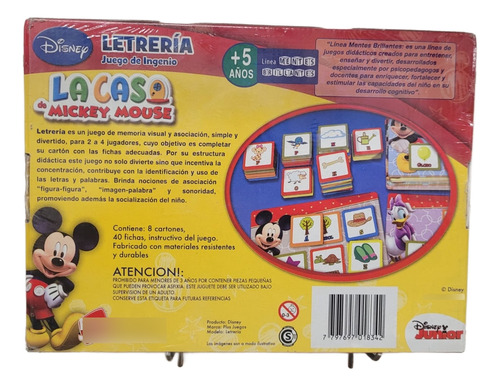 Juego De Ingenio La Casa De Mickey Mouse Letreria Srj