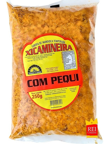 7 Pacotes Farofa De Mandioca Temperada Xicamineira Com Pequi