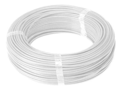 Fio Cabo Flexível 1,5mm Branco- 100 Metros