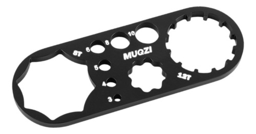 Llave Para Tapas De Horquilla De Bicicleta Negro 8t 12t