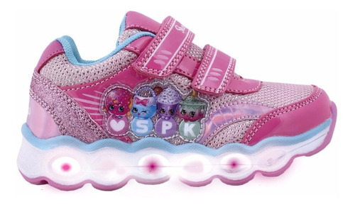 Zapatillas Con Luces Shopkins Footy #602 #603 Mundo Manias