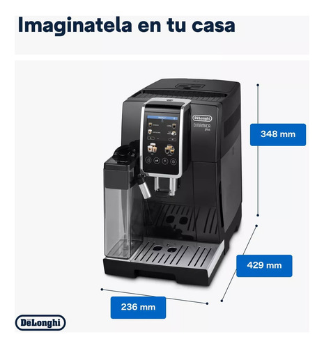 De'longhi Dinamica Plus Ecam382.70.b (oferta Marzo 2025) Negro