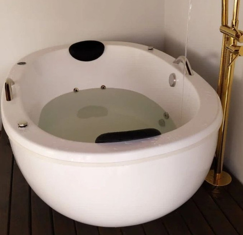 Banheira Ofuro Piacenza 1.60 Hidro+aquecedor Cromo E Ozonio Branco