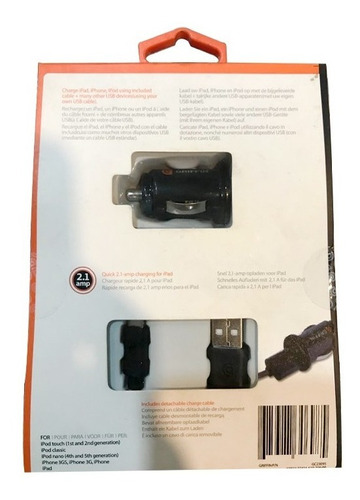 Cargador Griffin Auto Compatible Lightning 2 Usb 5v 2.1a