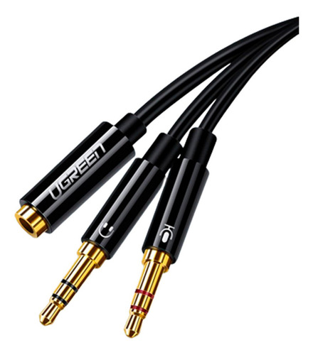 Cable Audio Macho De 3,5 Mm A Hembra De 3,5 Mm Ugreen 20898