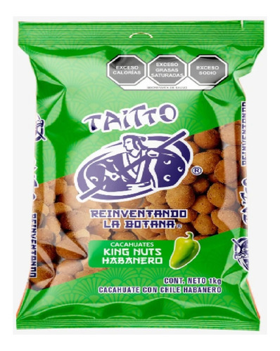 Cacahuate Tipo Hot Nuts Japones Habanero 1 Kg Taitto King 