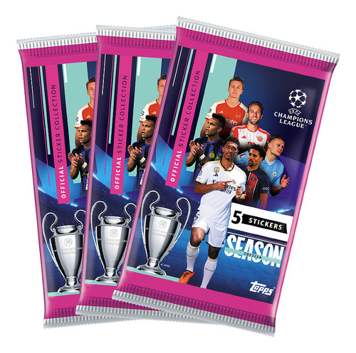 Topps Figuritas UEFA Champions League 2024 x25 Sobres