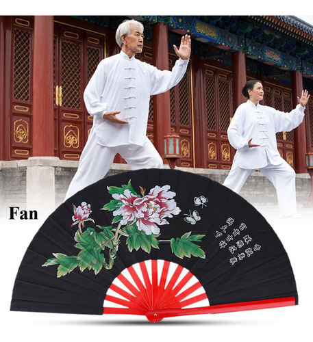 Abanico De Seda, Taichí, Artes Marciales, Kung-fu, Bambú, Ma