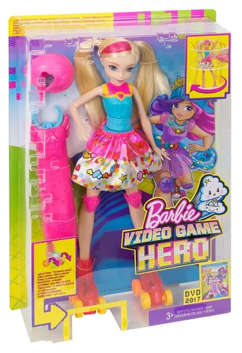 BONECA BARBIE MUNDO VIDEO GAME DTV96 - Papelaria Criativa