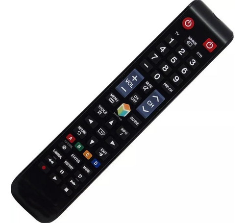 Controle Compatível Tv Lcd Samsung Smart Com Tecla Futebol WLW