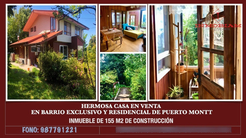 Hermosa Casa En Barrio Residencial Y Exclusivo Puerto Montt