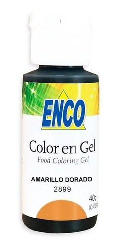 Color Gel Amarillo Dorado 40 Grs Enco 2899