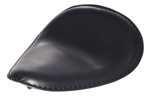 Solo Driver Retro De Cuero Negro Para 883 Sportster Bobber